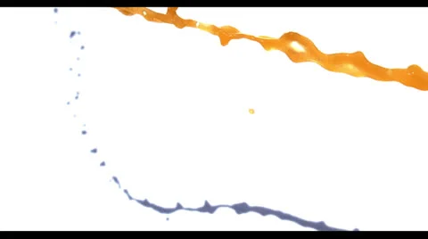 LIQUIDS IN SLOW MOTION # 13 Stock Footage 25272873