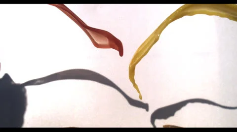 LIQUIDS IN SLOW MOTION # 5 Stock Footage 25454733