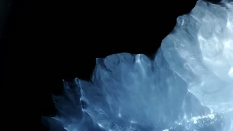 A liquified glacier shimmers and pulses -  an all natural AbstractVideoClip Stock Footage