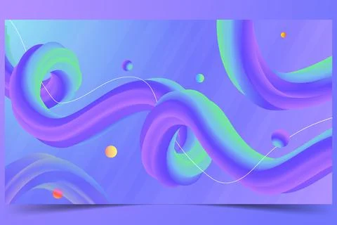 Liquify abstract background. Liquid gradient abstract vector illustration bac Stock Illustration
