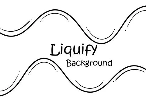 Liquify hand drawn background Stock Illustration