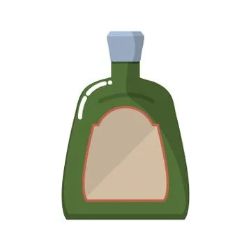 Liquor drink bottle Stock Illustration