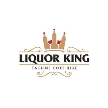 Liquor King Stock Illustration