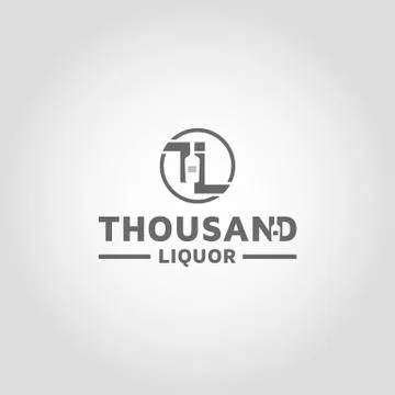 Liquor Vector logo design template Stock Illustration