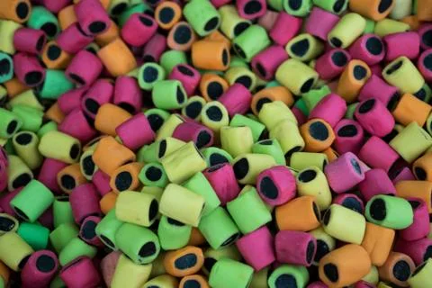 Liquorice candy Stock Photos