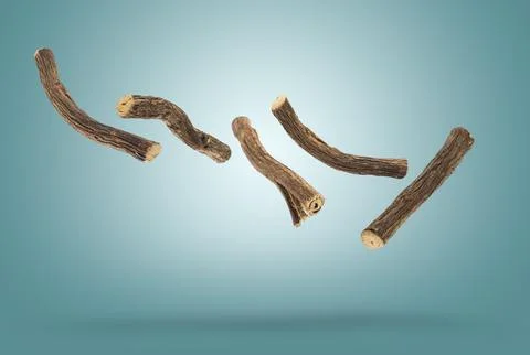 Liquorice roots Stock Photos