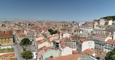 Lisbon Aerial View Video stock 106958371