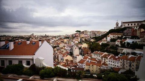 Lisbon - Alfama Sunset Stock Footage 69823720