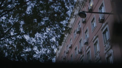 Lisbon Architecture driveby Stock Footage 262572902