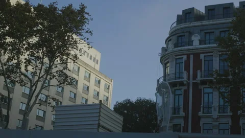 Lisbon Architecture driveby Stock Footage 262573356