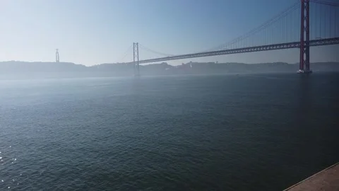 Lisbon bridge Stock Footage 148157174