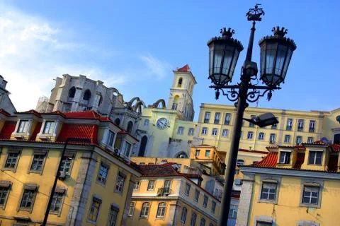Lisbon buildings Stock Photos