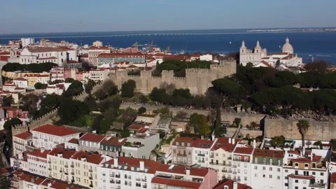 Lisbon - Castelo São Jorge 스톡 동영상 171344962