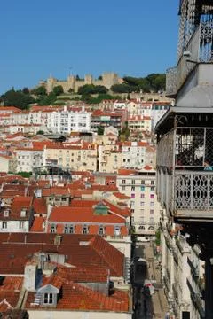 Lisbon cityscape Stock Photos