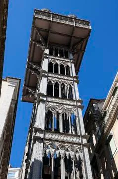 Lisbon elevator Stock Photos