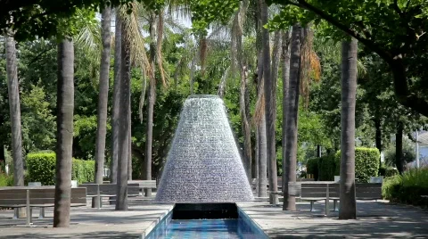 Lisbon Fountain Stockbeeldmateriaal 812997