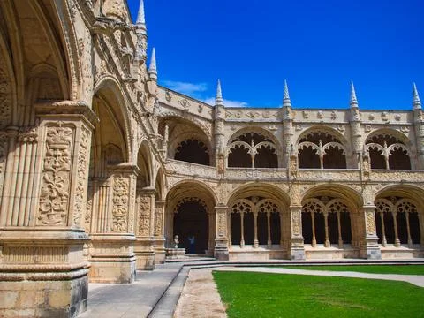 Lisbon - Jeronimos Monastery Stock Photos
