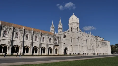 Lisbon Monastery of Jerónimos Video stock 86906497