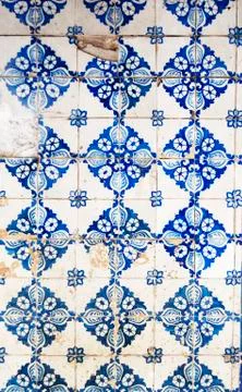 Lisbon mosaic Stock Photos