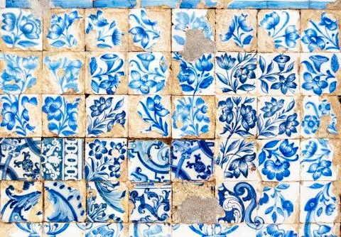 Lisbon mosaic Stock Photos