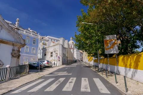 Lisbon. Old streets. Stock Photos