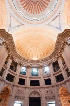 Lisbon Pantheon ceiling 写真素材