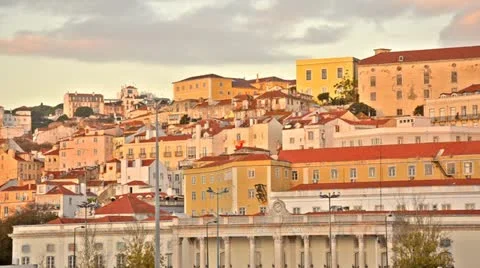 Lisbon in portugal Stock Footage 10826024