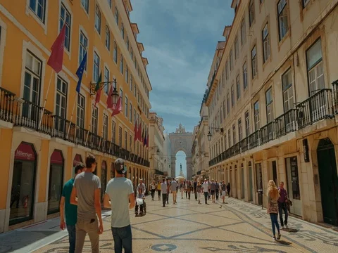 Lisbon, Portugal Stock Footage 76718809