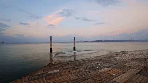 Lisbon - Portugal - Timelapse Video 4K 30p Stock Footage 123233853
