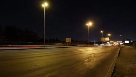 Lisbon Road Time Lapse - 2ª Circular Video stock 86904934