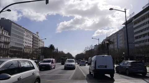 Lisbon Road Time Lapse Stock-Footage 86906446