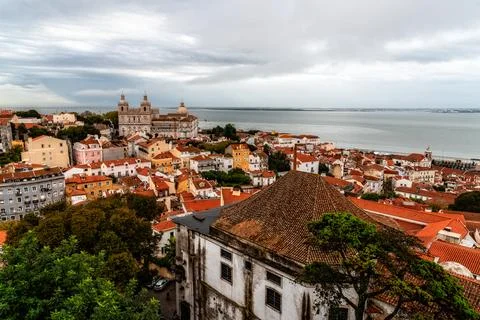 Lisbon Rooftops and Architecture Stock Photos