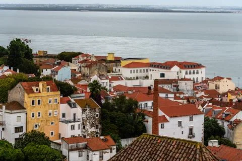 Lisbon Rooftops and Architecture Stock Photos