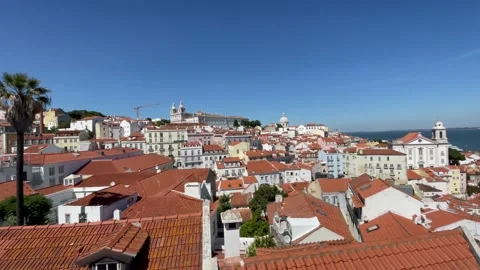 Lisbon Skyline 動画素材 197508746