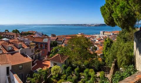 Lisbon Skyline Stock Photos