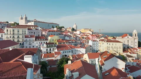 Lisbon in summer Video stock 68159682