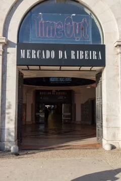 Lisbon Timeout Market Foto stock