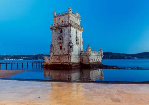 Lisbon. The Tower Belem. Stock Photos