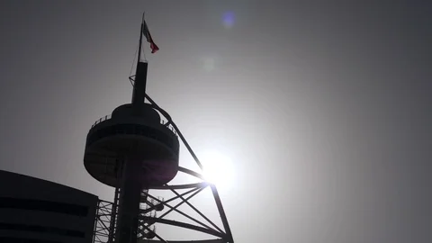 Lisbon Tower Sun 스톡 동영상 86903547