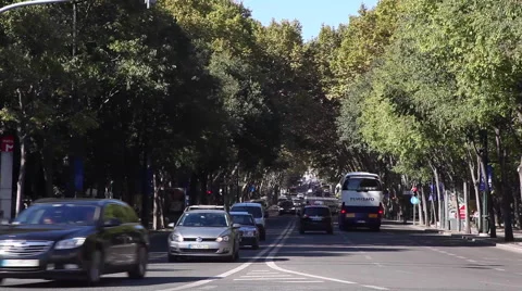 Lisbon Traffic Stock Footage 56224321