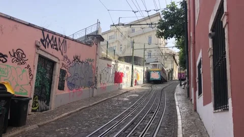 Lisbon Tram Stock Footage 197510065