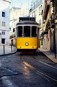 Lisbon tram Stock Photos