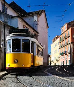 Lisbon tram Stock Photos