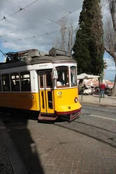 Lisbon Tram Stock Photos