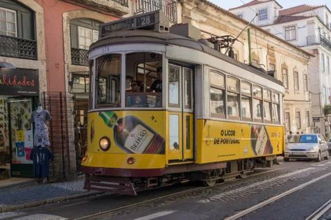 Lisbon tram Stock Photos