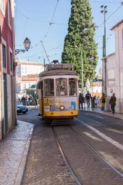 Lisbon tram Fotos de archivo