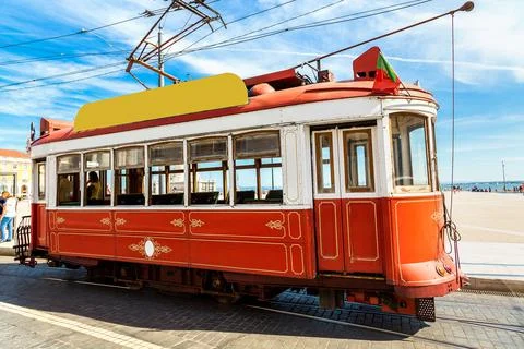 Lisbon tram Stock Photos