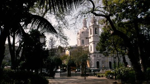 Lisbon Trams 34 Stock Footage 127596371