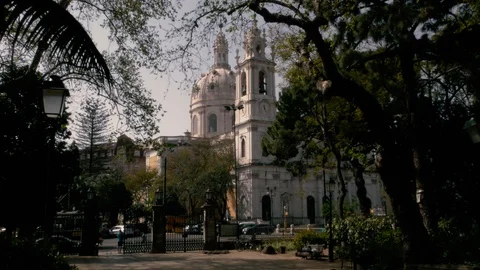 Lisbon Trams 35 Stock Footage 127596366