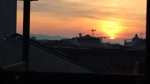 Lisbonne Sunset Video stock 230236570